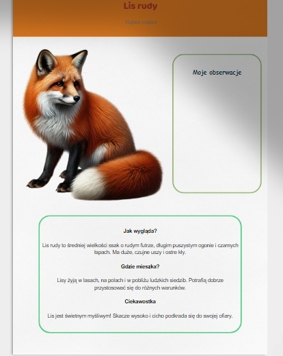 Atlas przyrodniczy. Gatunki roślin i zwierząt. Quiz przyrodniczy