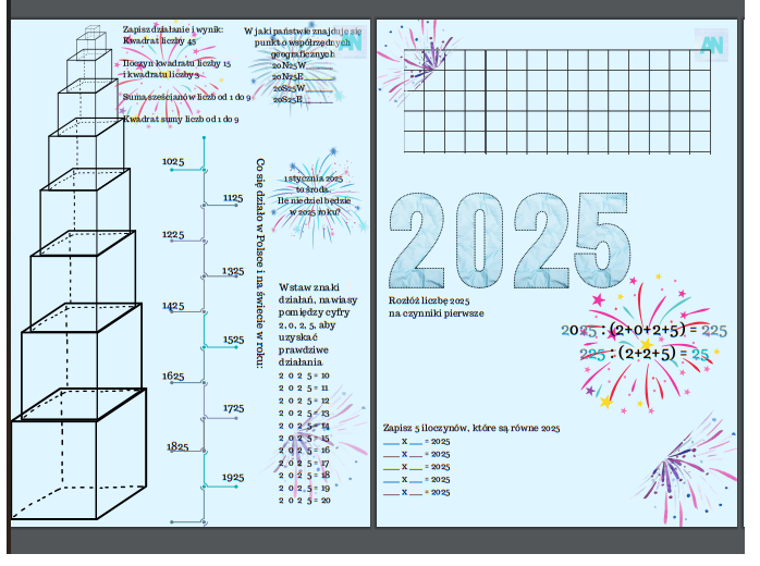 Rok 2025 - karta pracy
