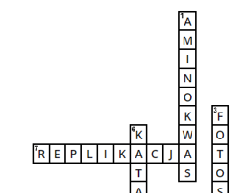 Krzyżówka- chemizm życia
