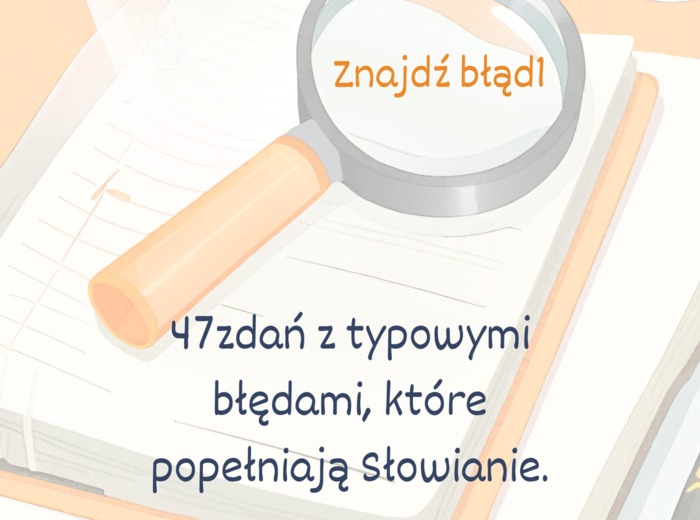 Znajdź błąd!