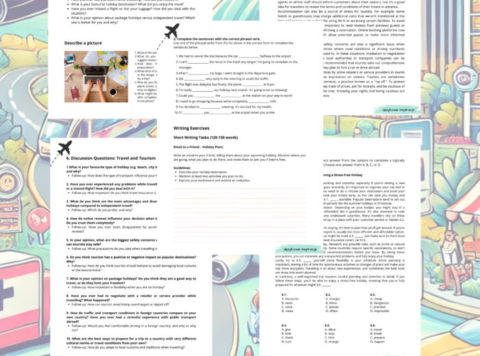 Matura_Travel and Tourism Revision