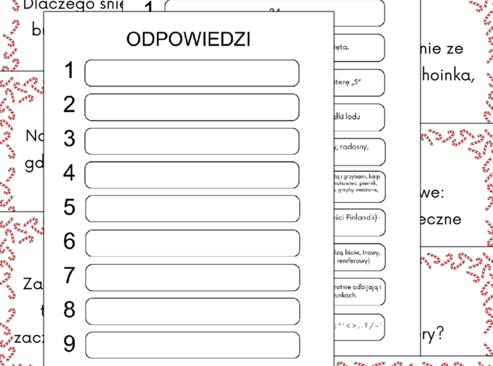 Świąteczne Podchody Mikołajkowe – gra terenowa dla klas 4–8