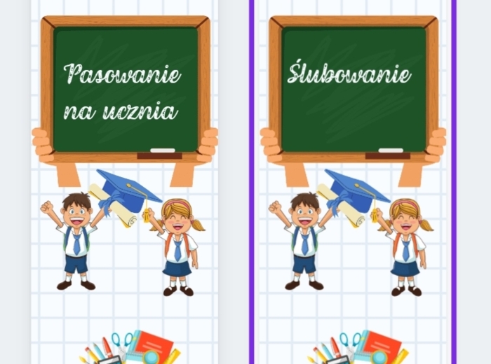 Pasowanie/Ślubowanie- zakładka
