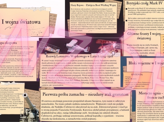 I wojna światowa - Prezentacja