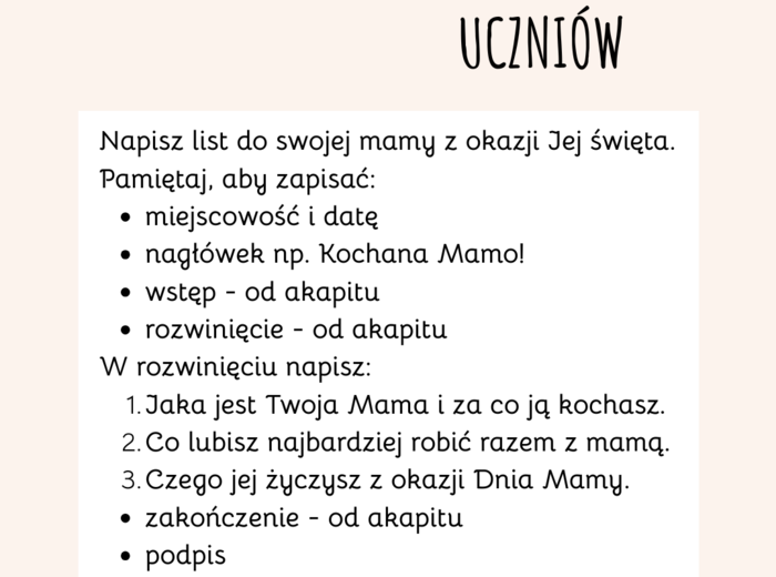 LIST - JAK NAUCZYĆ DZIECI PISANIA LISTÓW?