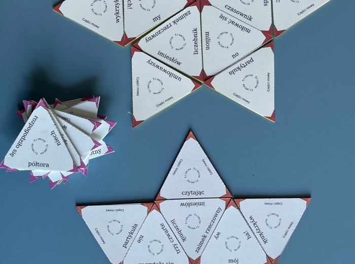 Trimino - części mowy - powtórka