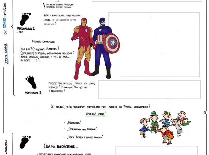 Rozprawka KROK po KROKU - klasa 7 (trzy tematy)