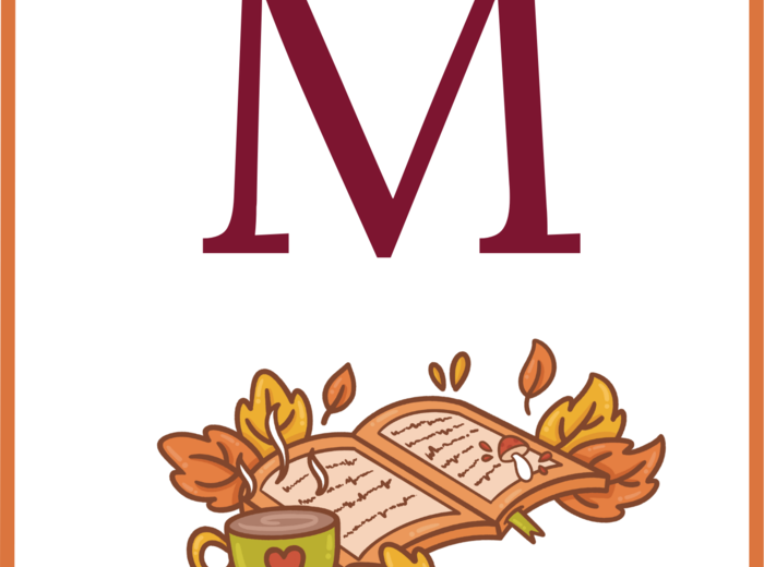 BIBLIOTEKA - MIESIĄC BIBLIOTEK SZKOLNYCH - girlanda - gazetka - wersja 2