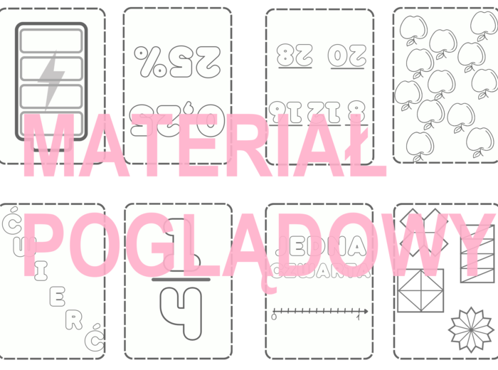 Książeczka ułamkowa - jedna czwarta. Ułamki zwykłe - klasa 4, 5