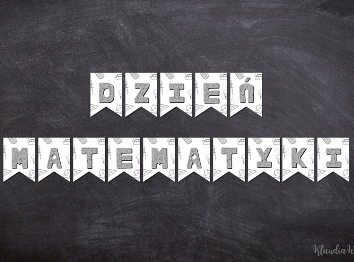 Dzień Matematyki - girlanda