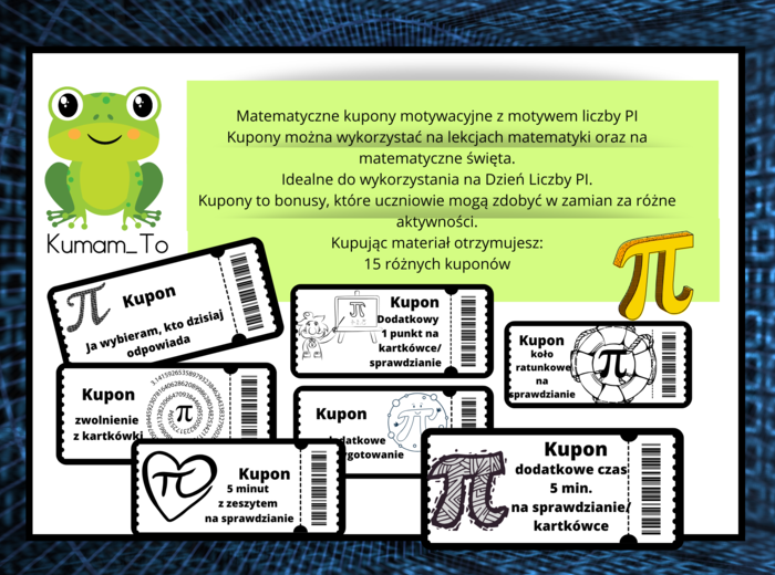 Matematyczne kupony motywacyjne-PI