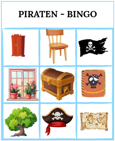 Stacje zadaniowe - Piraci - Język niemiecki