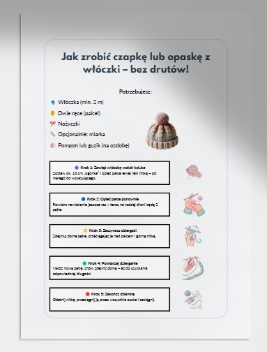 Ręcznie robione ciepłe dodatki. Pomysły DIY. Warsztaty