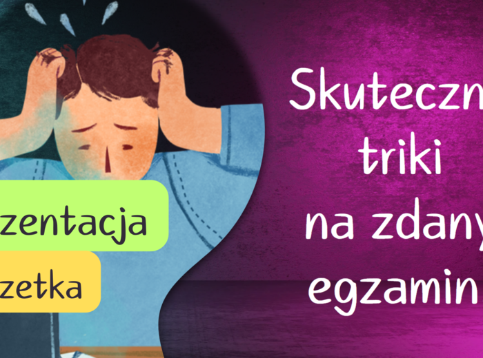 Skuteczne triki na zdany egzamin – PREZENTACJA + Gazetka szkolna na egzamin ósmoklasisty/gazetka szkolna na maturę
