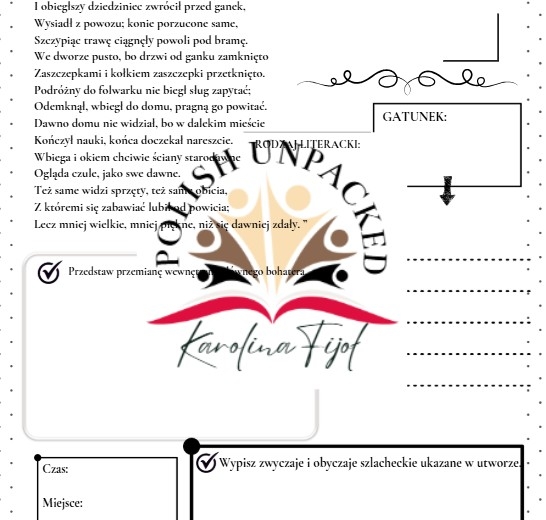 Zmierz się z lekturą "Pan Tadeusz" Adam Mickiewicz