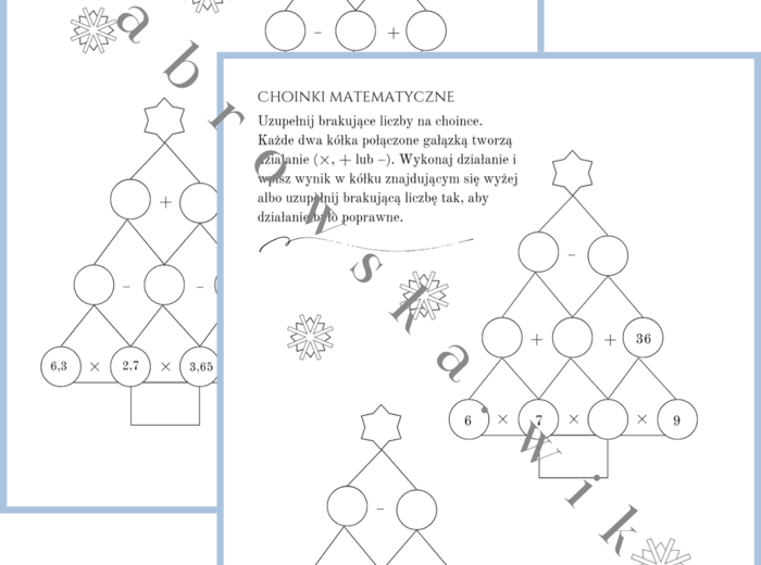 Choinki matematyczne