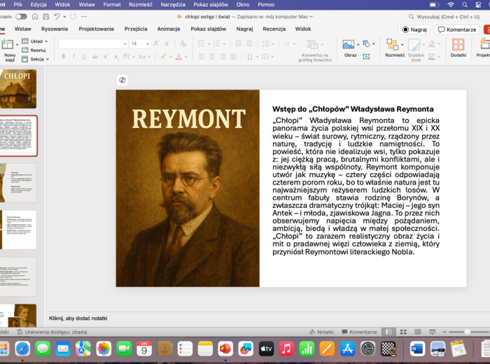 "Chłopi" Reymonta - informacje wstępne i świat przedstawiony