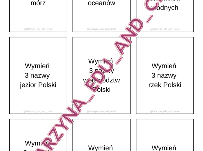 5 sekund geograficzne - kra karciana