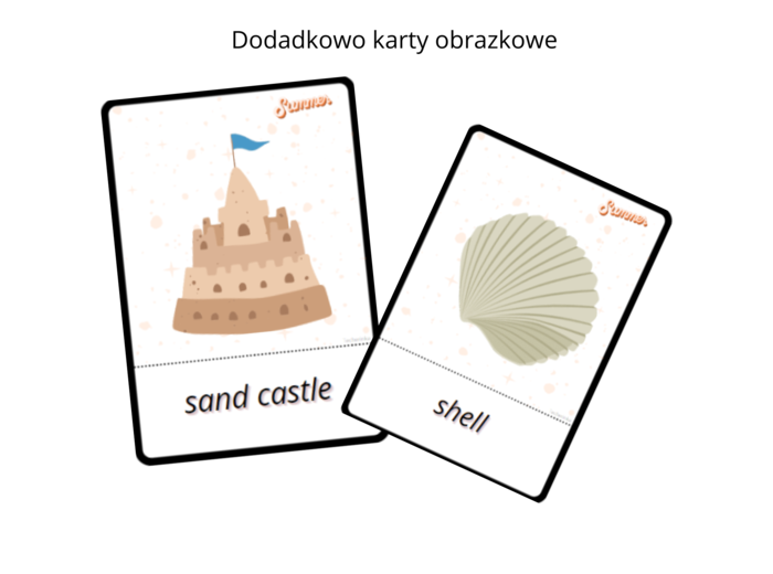Summer Fun: Beach Vocabulary Worksheets for Preschoolers, Set- Letnia zabawa, zestaw kart pracy z plażowym słownictem, przedszkole, zerówka. Karty obrazkowe, labirynt, sudoku językowe , I spy, wakacje