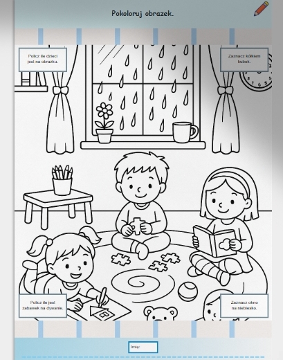 Karty pracy „Deszczowa pogoda”