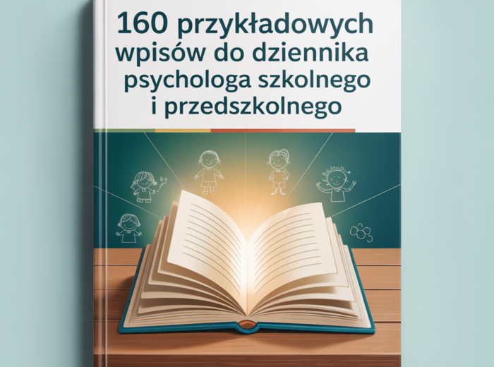 160 przykładowych wpisów do dziennika psychologa szkolnego i przedszkolnego
