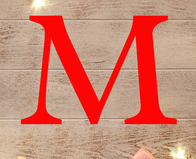 Merry Christmas - napis, girlanda, dekoracja