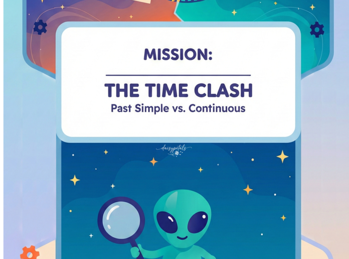 MEGA PAKA: Past Simple vs. Continuous – "The Time Clash". Gamifikacja, 100+ zdań