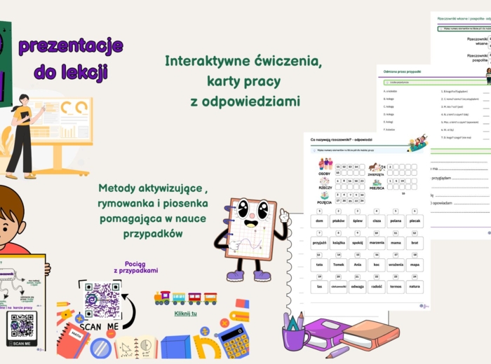 Części mowy- scenariusze, karty pracy , zadania ( rzeczownik, czasownik, przymiotnik, liczebnik, przysłówek)