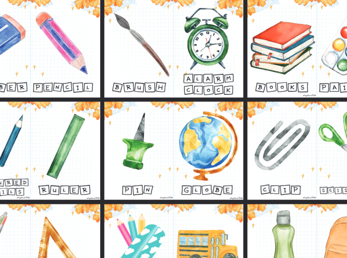 Back to school Flashcards