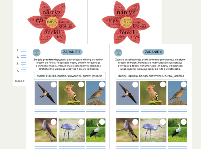 WIOSENNE STACJE ZADANIOWE dla 2 klasy