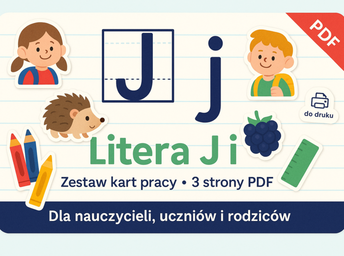 J i j. Karta pracy. Sprawdzian