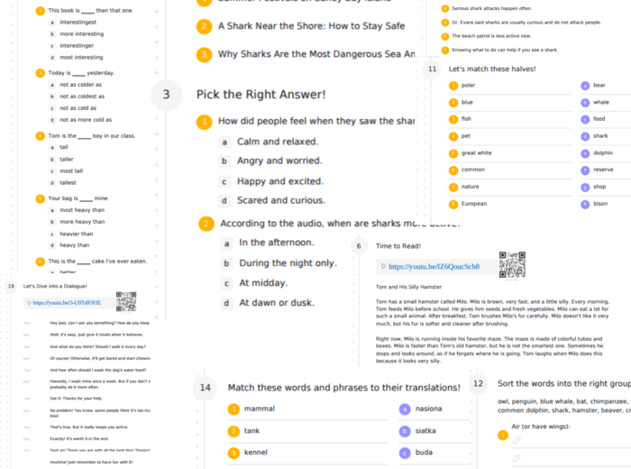 Brainy 6 – Unit 4 – karta pracy