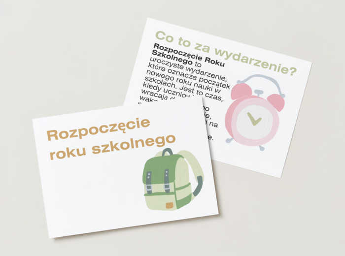 Rozpoczęcie roku szkolnego - materiały na rozpoczęcie roku szkolnego