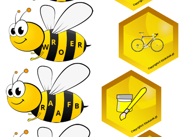 Rozsypanka literowa – nauka czytania