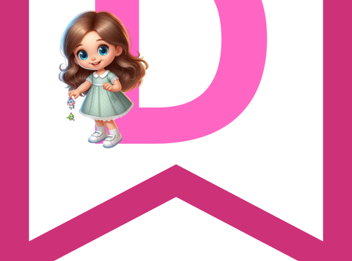 Dzień przedszkolaka girlandy i napisy