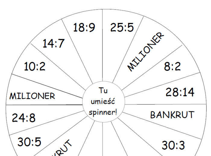 Zakręcone dzielenie - gry matematyczne