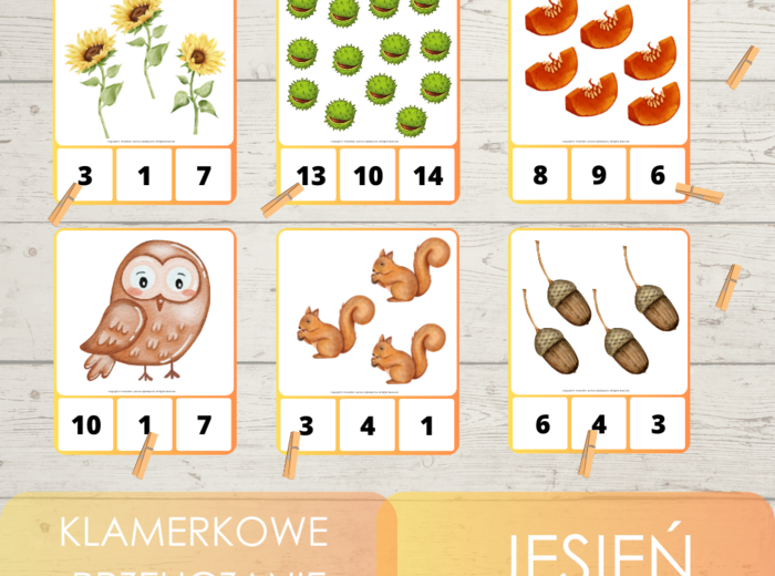 Klamerkowe przeliczanie - jesień