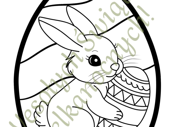 Wielkanocne pisanki - kolorowanki - witraże dla wielu grup wiekowych