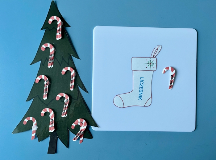 Części mowy - Boże Narodzenie - choinki - święta