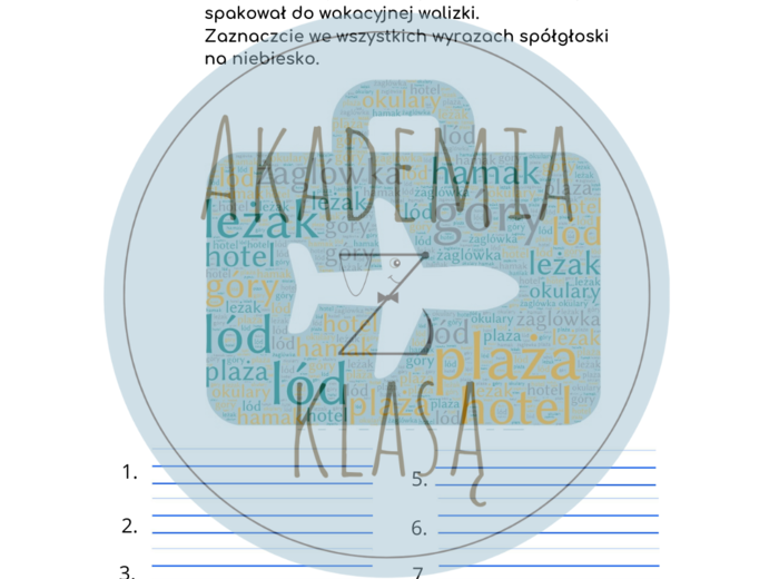 5 STACJI ZADANIOWYCH dla kl.2 – WAKACYJNA PRZYGODA Z KLASYKIEM