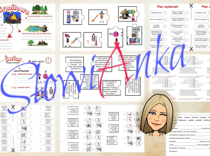 Zestaw materiałów dydaktycznych do omówienia lektury “Kajko i Kokosz. Szkoła latania” + PREZENTACJA GRATIS