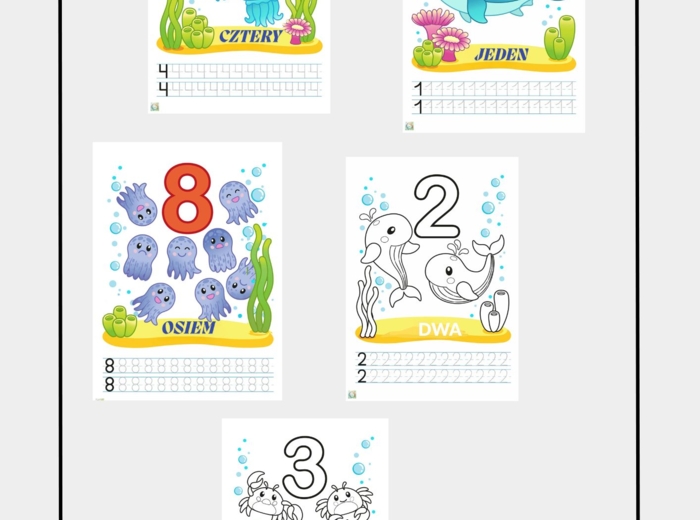 NAUKA LICZENIA - KARTY PRACY