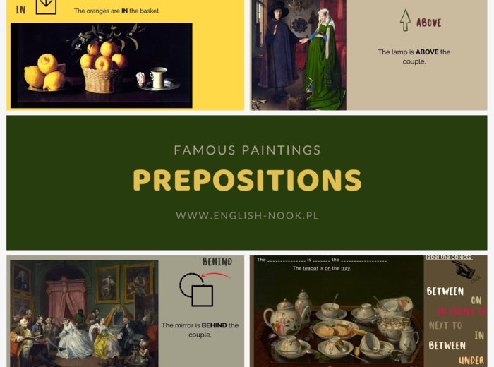 Prepositions of place - Language through art