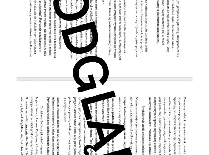 Karty pracy - "Oskar i Pani Róża"