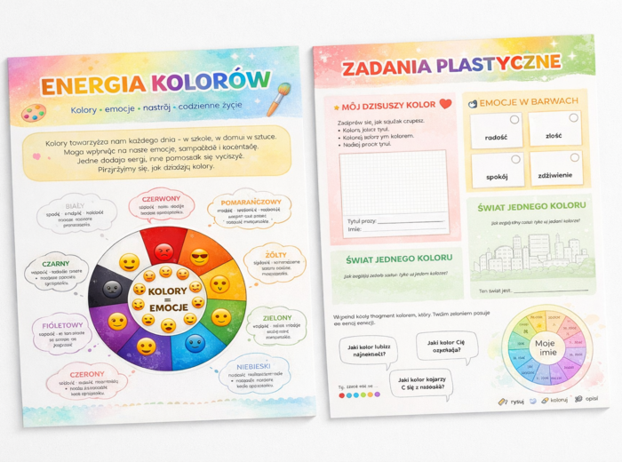 Plakat „Energia kolorów”
