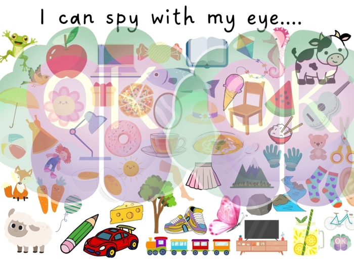 👀 I Can Spy With My Little Eye – zabawa językowa dla dzieci! (poziom KIDS, klasy 1–3)gra językowa, I can spy, nauka angielskiego dla dzieci, klasy 1–3, słownictwo, speaking, zabawy na angielski, plansze obrazkowe, gra w zgadywanie, I can spy, English gam