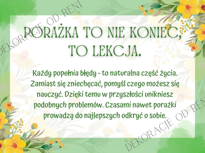 Jak poradzić sobie z porażką