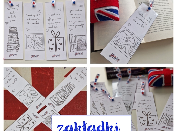 Zakładki bookmarks - pomysł na nagrody lub upominki dla uczniów angielski