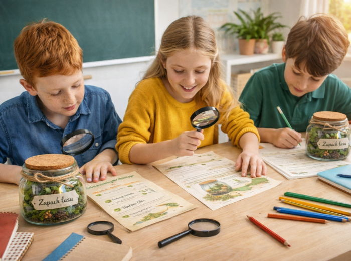 Słoik zapachów lasu
