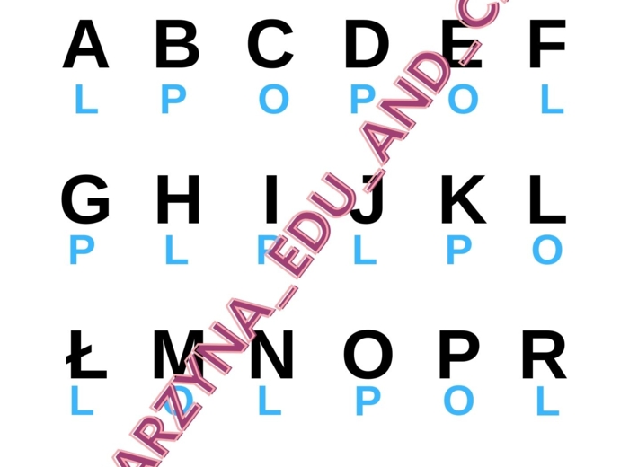 Alfabet games - ćwiczenie koncentracji